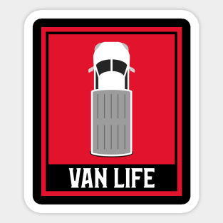 Van Life - Top View Sticker